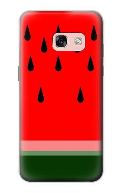 W2403 Watermelon Hard Case and Leather Flip Case For Samsung Galaxy A3 (2017)