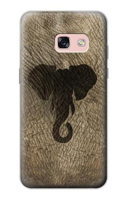 W2516 Elephant Skin Graphic Printed Hard Case and Leather Flip Case For Samsung Galaxy A3 (2017)