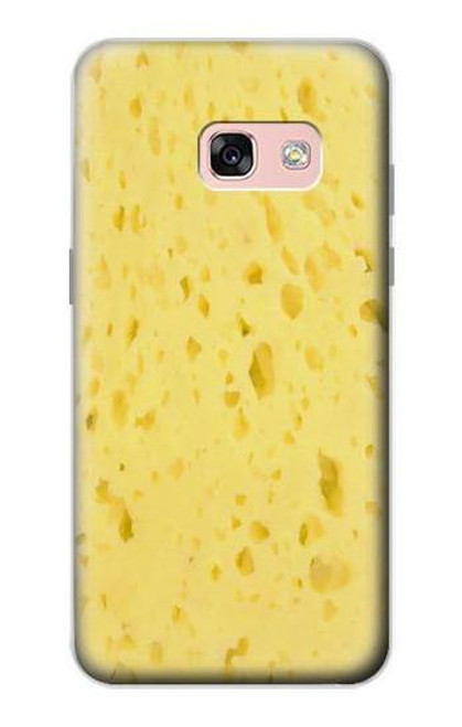 W2913 Cheese Texture Hard Case and Leather Flip Case For Samsung Galaxy A3 (2017)