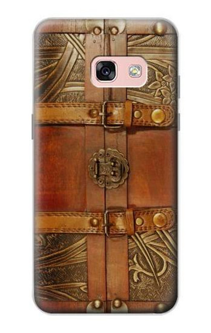 W3012 Treasure Chest Hard Case and Leather Flip Case For Samsung Galaxy A3 (2017)