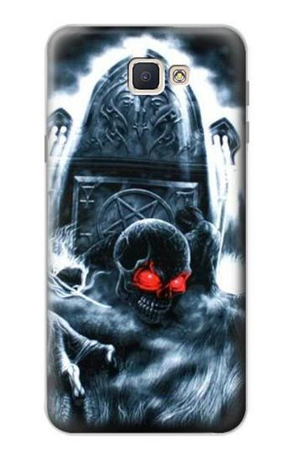 W0297 Zombie Dead Man Hard Case and Leather Flip Case For Samsung Galaxy J7 Prime