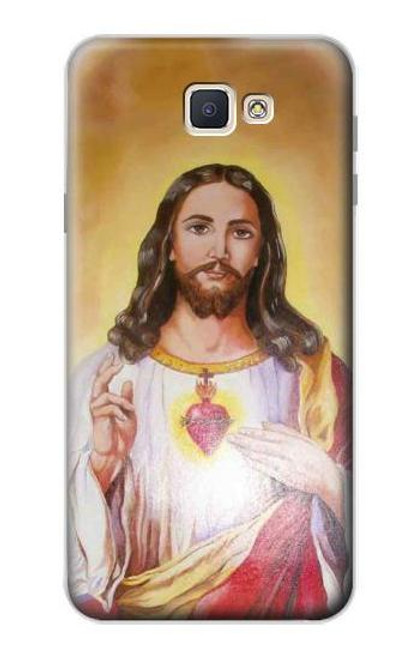 W0798 Jesus Hard Case and Leather Flip Case For Samsung Galaxy J7 Prime