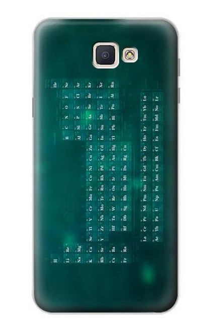 W0846 Chemistry Periodic Table Hard Case and Leather Flip Case For Samsung Galaxy J7 Prime