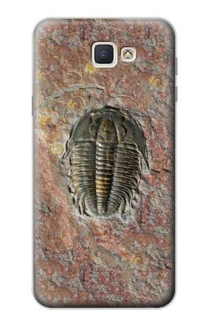 W1454 Trilobite Fossil Hard Case and Leather Flip Case For Samsung Galaxy J7 Prime