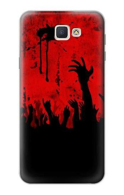 W2458 Zombie Hands Hard Case and Leather Flip Case For Samsung Galaxy J7 Prime