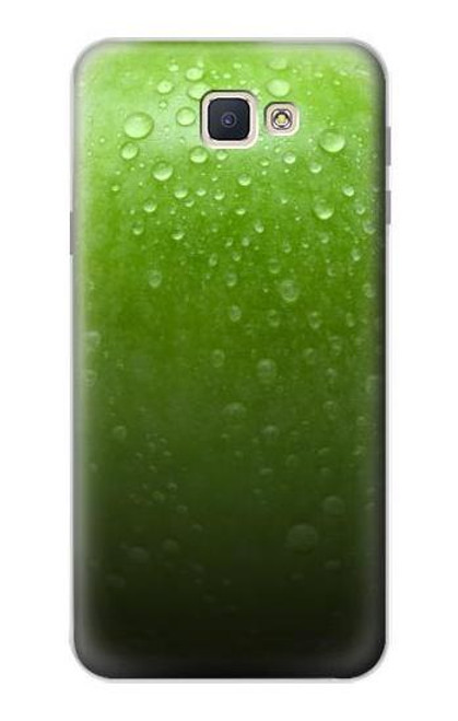 W2475 Green Apple Texture Seamless Hard Case and Leather Flip Case For Samsung Galaxy J7 Prime