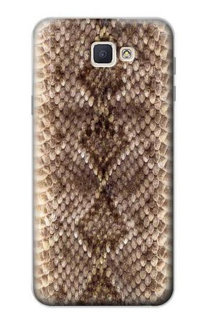 W2875 Rattle Snake Skin Graphic Printed Hard Case and Leather Flip Case For Samsung Galaxy J7 Prime