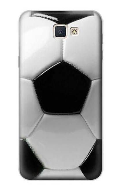 W2964 Football Soccer Ball Hard Case and Leather Flip Case For Samsung Galaxy J7 Prime