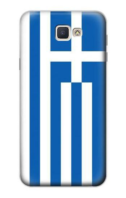 W3102 Flag of Greece Hard Case and Leather Flip Case For Samsung Galaxy J7 Prime