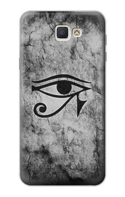 W3108 Ancient Egyptian Sun Eye Of Horus Hard Case and Leather Flip Case For Samsung Galaxy J7 Prime