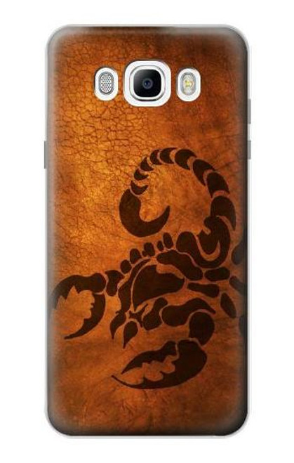 W0683 Scorpion Tattoo Hard Case and Leather Flip Case For Samsung Galaxy J7 (2016)