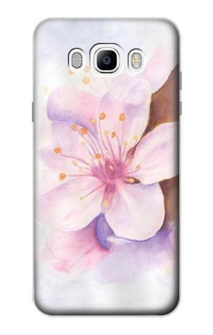 W1415 Sakura Blossom Art Hard Case and Leather Flip Case For Samsung Galaxy J7 (2016)