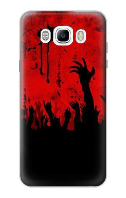 W2458 Zombie Hands Hard Case and Leather Flip Case For Samsung Galaxy J7 (2016)