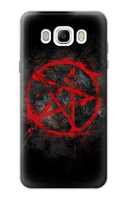 W2557 Pentagram Hard Case and Leather Flip Case For Samsung Galaxy J7 (2016)