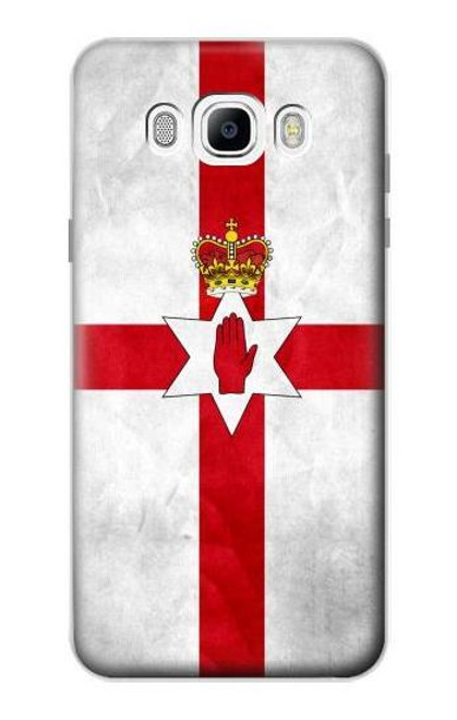 W2972 Northern Ireland Football Euro 2016 Hard Case and Leather Flip Case For Samsung Galaxy J7 (2016)