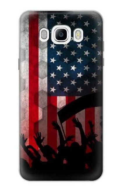 W2989 USA America Soccer Copa 2016 Hard Case and Leather Flip Case For Samsung Galaxy J7 (2016)