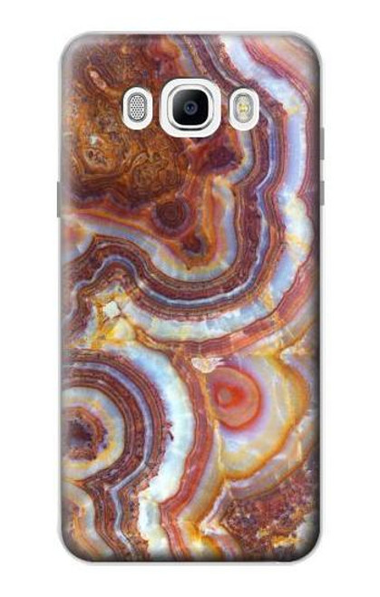 W3034 Colored Marble Texture Printed Hard Case and Leather Flip Case For Samsung Galaxy J7 (2016)