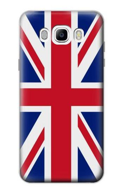 W3103 Flag of The United Kingdom Hard Case and Leather Flip Case For Samsung Galaxy J7 (2016)