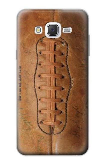 W2554 Vintage Old Ball Hard Case and Leather Flip Case For Samsung Galaxy J7