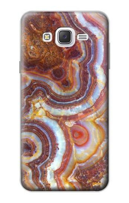 W3034 Colored Marble Texture Printed Hard Case and Leather Flip Case For Samsung Galaxy J7