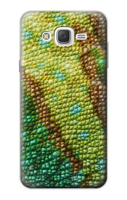 W3057 Lizard Skin Graphic Printed Hard Case and Leather Flip Case For Samsung Galaxy J7