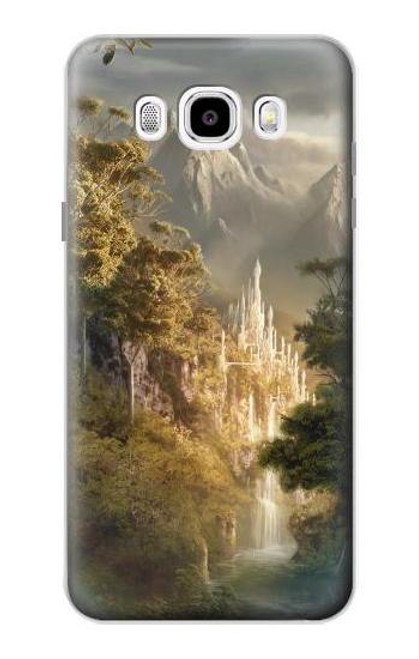 W0408 Fantasy Art Hard Case and Leather Flip Case For Samsung Galaxy J5 (2016)