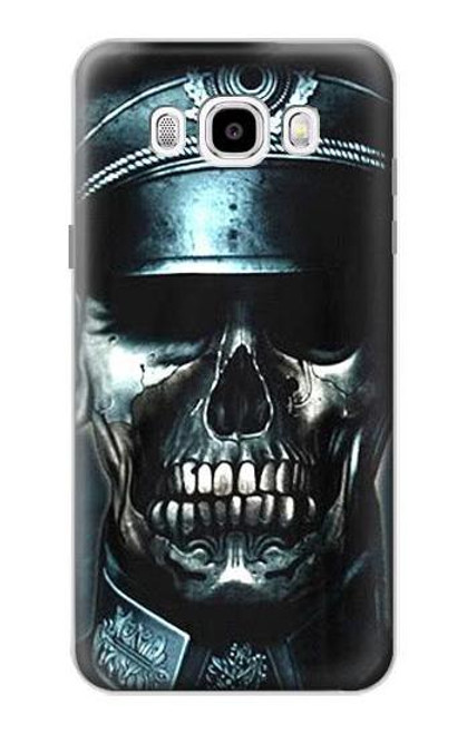 W0754 Skull Soldier Zombie Hard Case and Leather Flip Case For Samsung Galaxy J5 (2016)