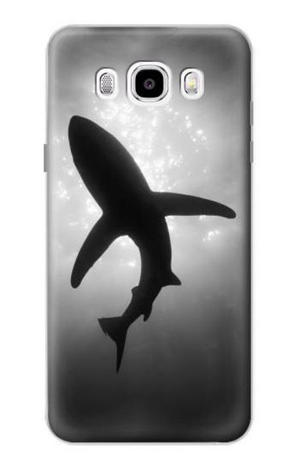 W2367 Shark Monochrome Hard Case and Leather Flip Case For Samsung Galaxy J5 (2016)