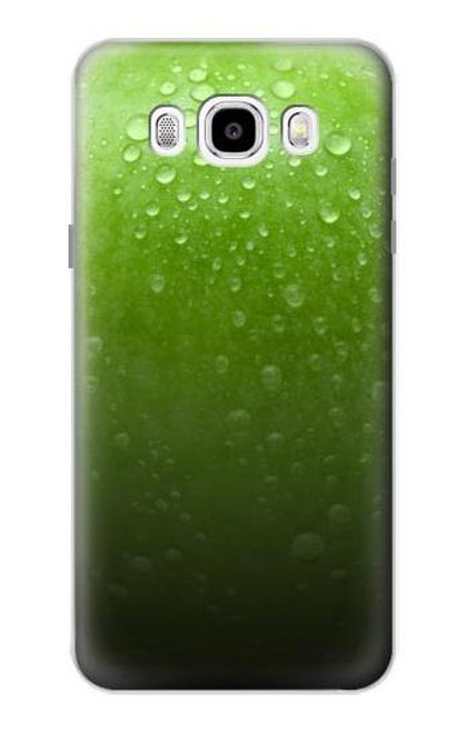 W2475 Green Apple Texture Seamless Hard Case and Leather Flip Case For Samsung Galaxy J5 (2016)