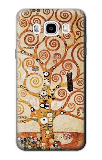 W2723 The Tree of Life Gustav Klimt Hard Case and Leather Flip Case For Samsung Galaxy J5 (2016)