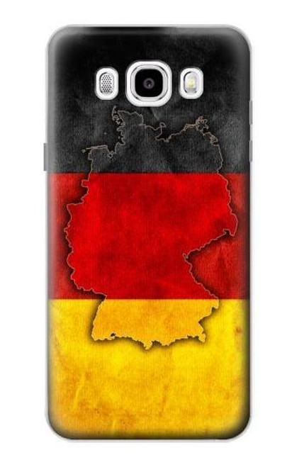 W2935 Germany Flag Map Hard Case and Leather Flip Case For Samsung Galaxy J5 (2016)