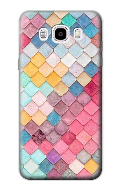 W2947 Candy Minimal Pastel Colors Hard Case and Leather Flip Case For Samsung Galaxy J5 (2016)