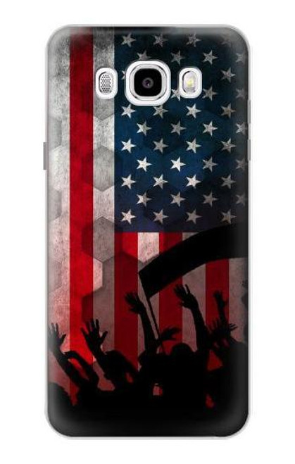 W2989 USA America Soccer Copa 2016 Hard Case and Leather Flip Case For Samsung Galaxy J5 (2016)