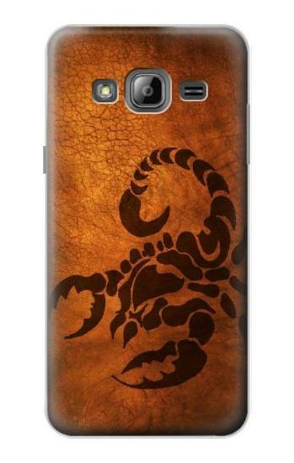 W0683 Scorpion Tattoo Hard Case and Leather Flip Case For Samsung Galaxy J3 (2016)