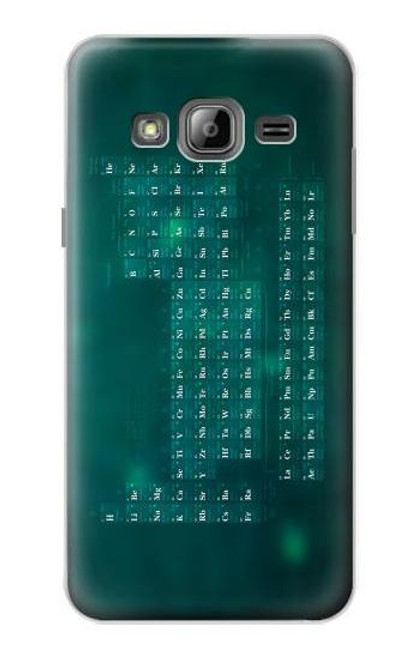 W0846 Chemistry Periodic Table Hard Case and Leather Flip Case For Samsung Galaxy J3 (2016)