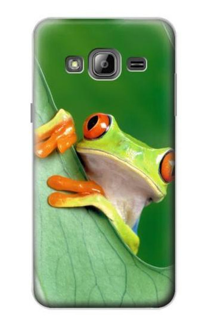 W1047 Little Frog Hard Case and Leather Flip Case For Samsung Galaxy J3 (2016)