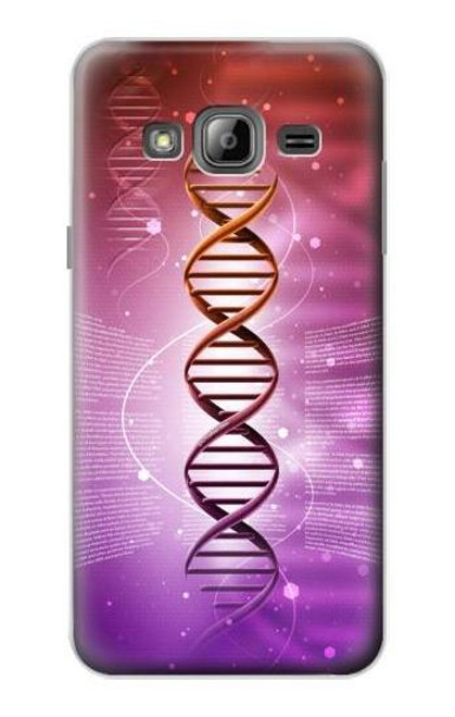 W2573 Dna Genetic Code Hard Case and Leather Flip Case For Samsung Galaxy J3 (2016)
