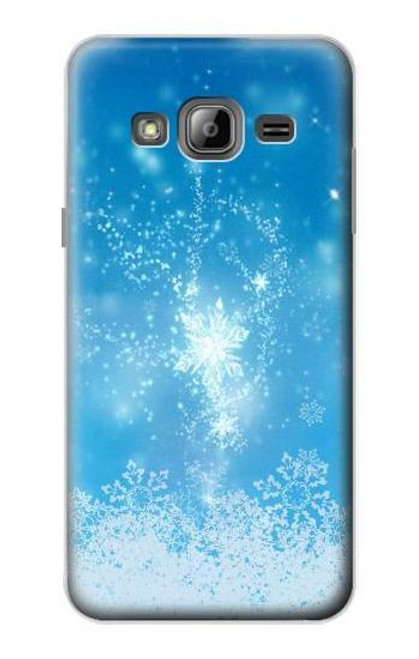 W2923 Frozen Snow Spell Magic Hard Case and Leather Flip Case For Samsung Galaxy J3 (2016)