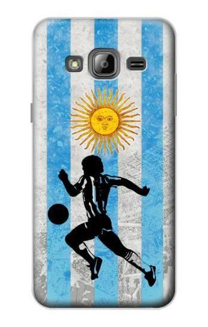 W2977 Argentina Football Soccer Copa 2016 Hard Case and Leather Flip Case For Samsung Galaxy J3 (2016)