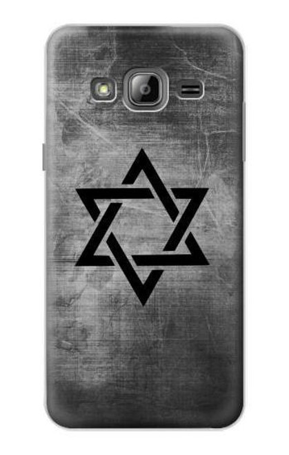 W3107 Judaism Star of David Symbol Hard Case and Leather Flip Case For Samsung Galaxy J3 (2016)