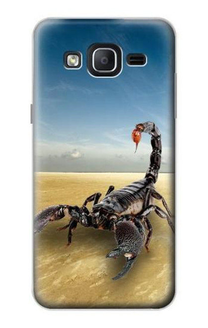 W0150 Desert Scorpion Hard Case and Leather Flip Case For Samsung Galaxy On5