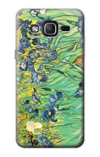 W0210 Van Gogh Irises Hard Case and Leather Flip Case For Samsung Galaxy On5