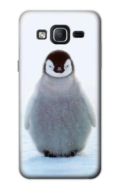 W1075 Penguin Ice Hard Case and Leather Flip Case For Samsung Galaxy On5