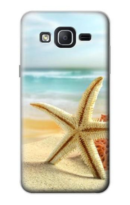 W1117 Starfish on the Beach Hard Case and Leather Flip Case For Samsung Galaxy On5