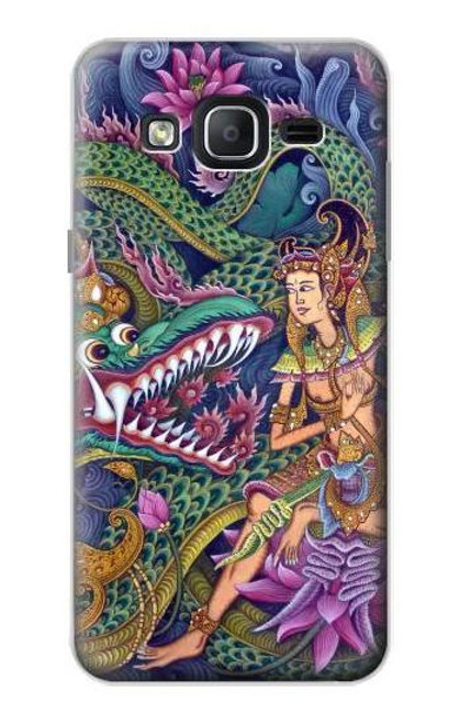 W1240 Bali Painting Hard Case and Leather Flip Case For Samsung Galaxy On5