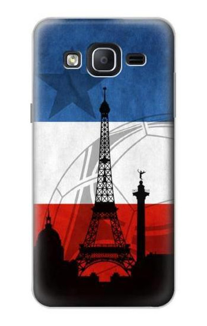 W2980 France Football Soccer Euro 2016 Hard Case and Leather Flip Case For Samsung Galaxy On5