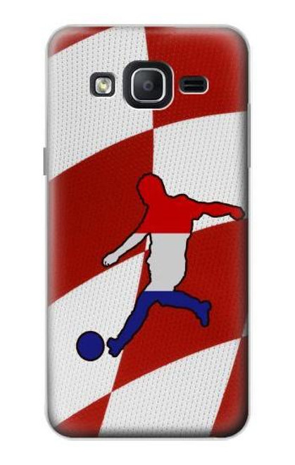 W2993 Croatia Football Soccer Euro 2016 Hard Case and Leather Flip Case For Samsung Galaxy On5