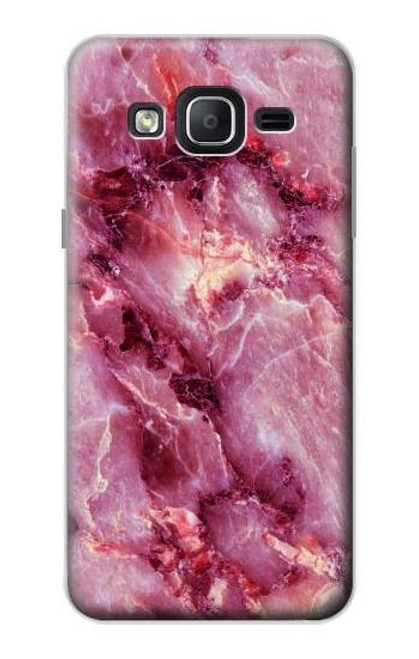 W3052 Pink Marble Graphic Printed Hard Case and Leather Flip Case For Samsung Galaxy On5