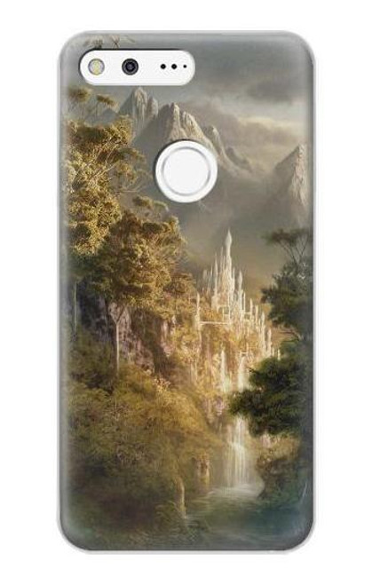 W0408 Fantasy Art Hard Case and Leather Flip Case For Google Pixel XL