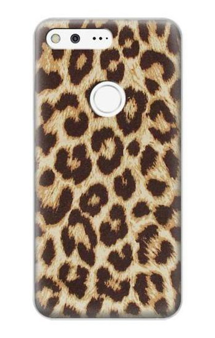 W2204 Leopard Pattern Graphic Printed Hard Case and Leather Flip Case For Google Pixel XL